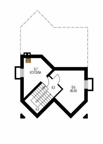 Plan de sol de la cave - HARMONIA 30